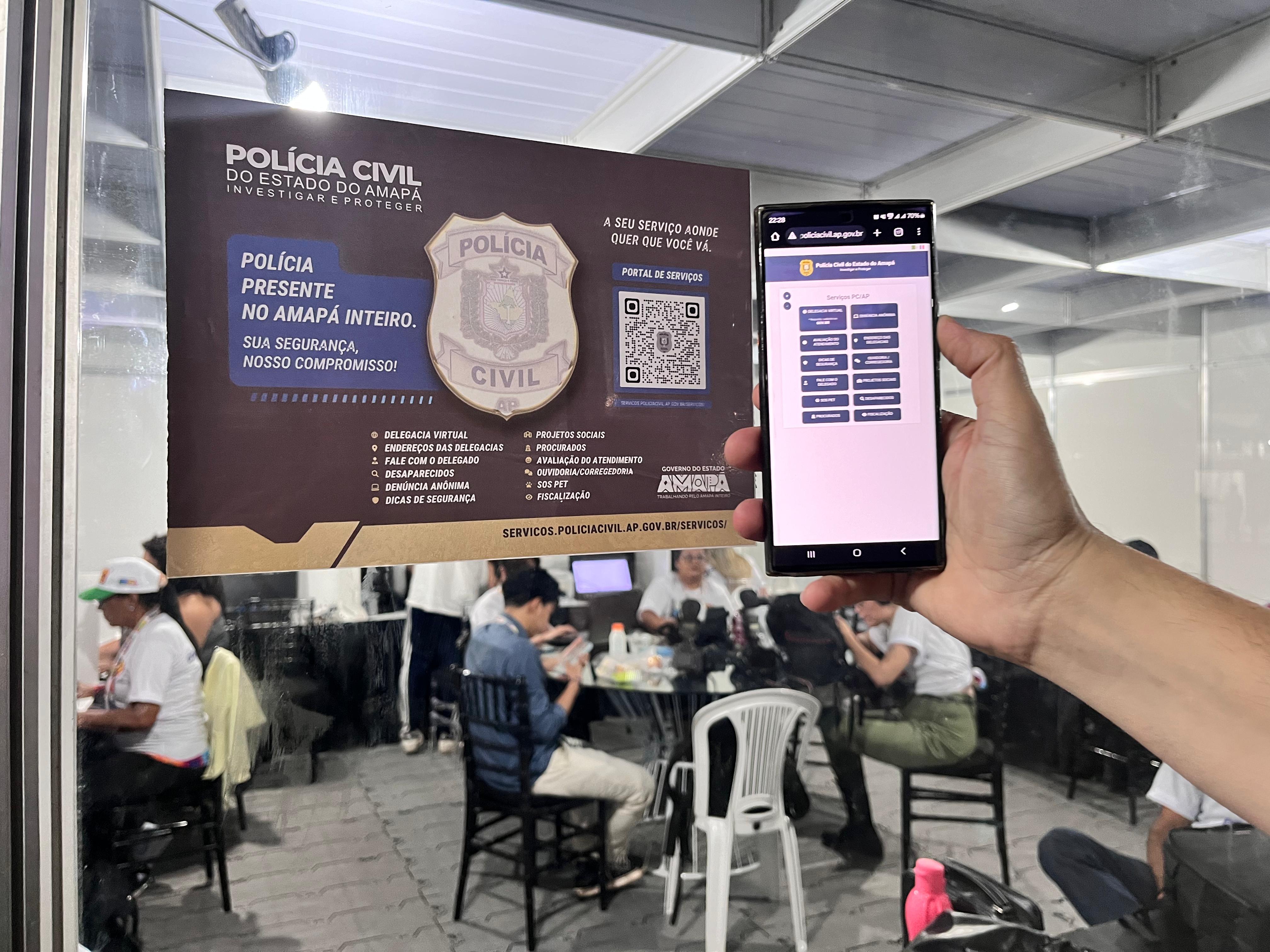 POLÍCIA CIVIL DO AMAPÁ LANÇA PORTAL DE SERVIÇOS DURANTE A 53ª EXPOFEIRA